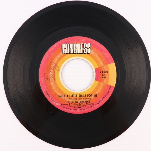 The Flying Machine – Smile A Little Smile For Me/Maybe We've 45 rpm 7" Record - Picture 6 of 8